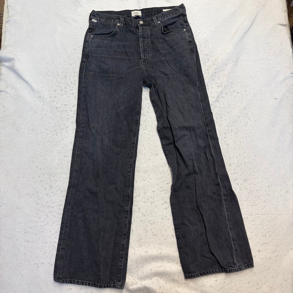 Citizens of Humanity Jeans Womens 29 Black Premium Vintage Wide Leg Jeans